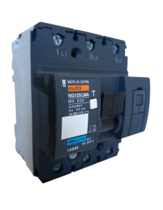 Interrupteur automatique Merli Gerin 18886 NG125LMA 3P 63A C. MA